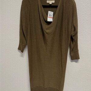Michael Kors Khaki Sweater Dress